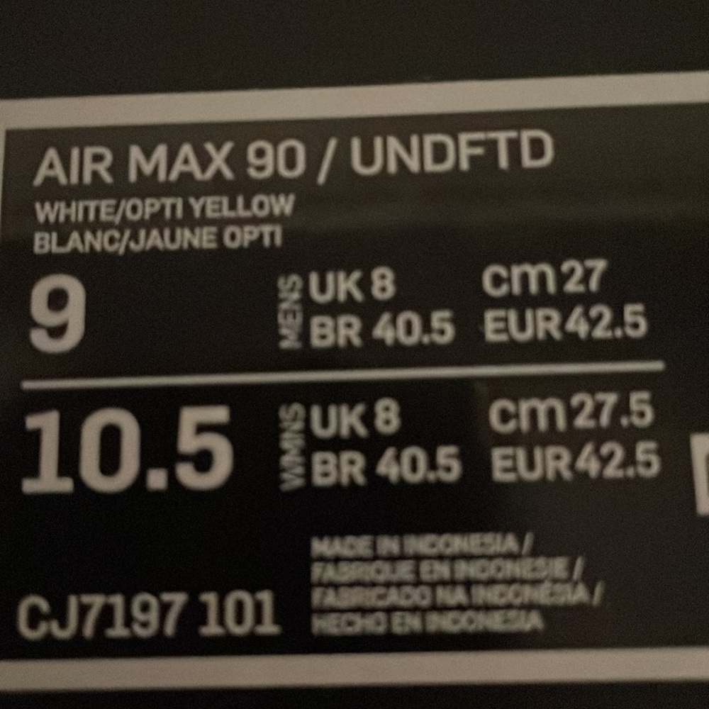 Nike X Undefeated Air Max 90 - image 7